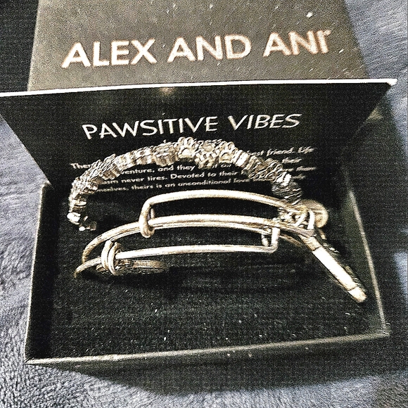 Alex and Ani bracelet trio. For dog lovers. NWT, never worn. - Picture 1 of 3